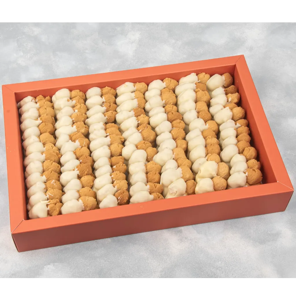 Hazelnut Biscuits Belgian White Chocolate 1.3 Kg