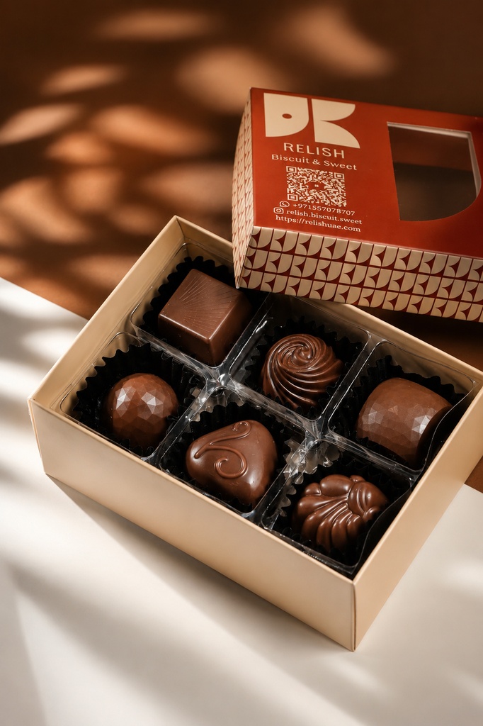 Chocolate Belgian Box 12 Pc