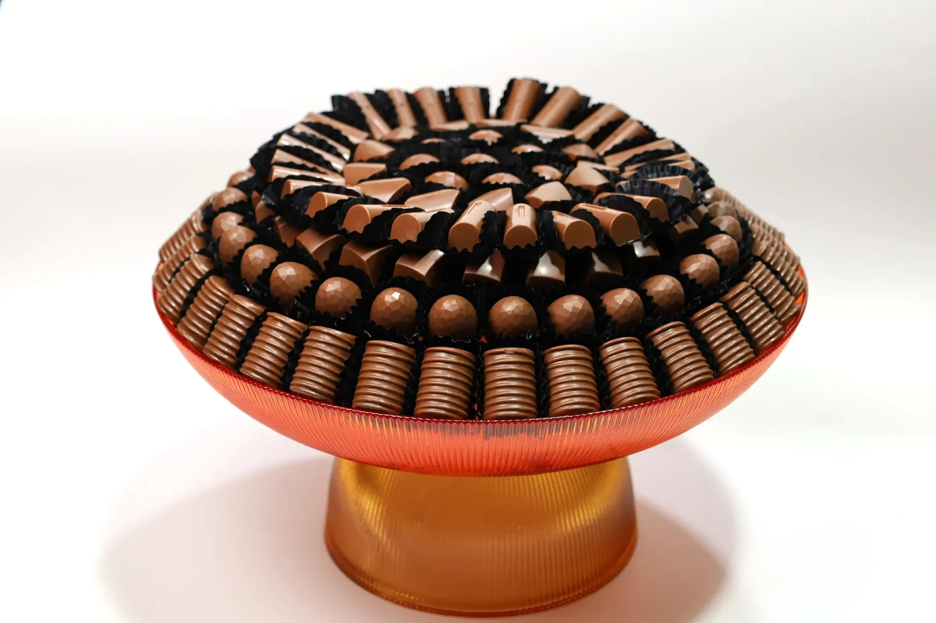 Tray Chocolate Belgian Glass (O) 1.6 Kg