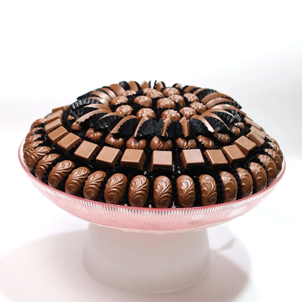 Tray Chocolate Belgian Glass (P) 1.6 Kg