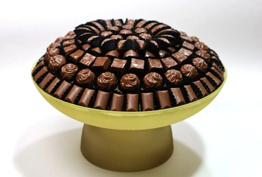 Tray Chocolate Belgian Glass (L) 1.6 Kg