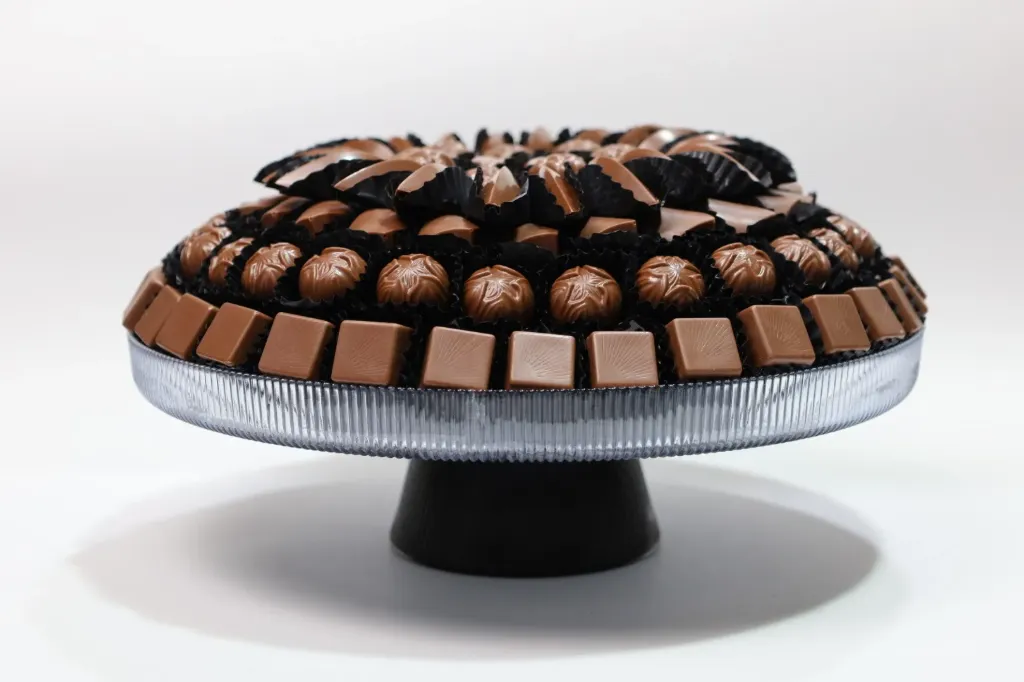 Belgian chocolate glass tray (B) 1.3 Kg